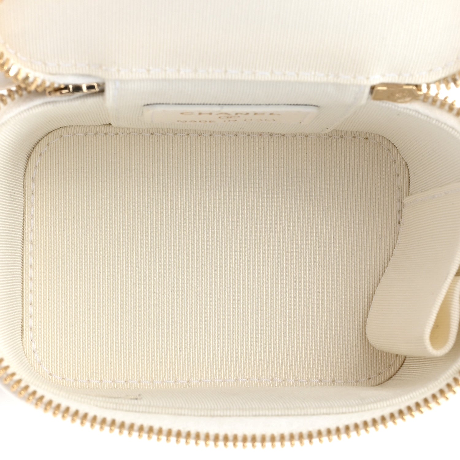 Chanel Lambskin Quilted My Chanel Lady Vanity Case With Chain White 5 of 10