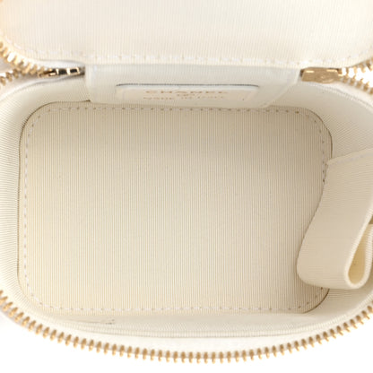 Chanel Lambskin Quilted My Chanel Lady Vanity Case With Chain White 5 of 10