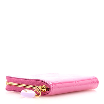 Louis Vuitton Vernis Enamel Heart Zippy Coin Purse Neon Pink 4 of 6