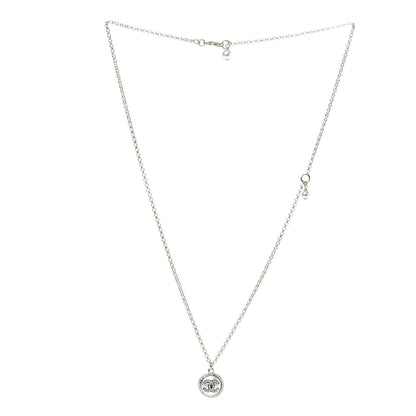 Chanel Crystal Pearl CC Necklace Gold 3 of 6