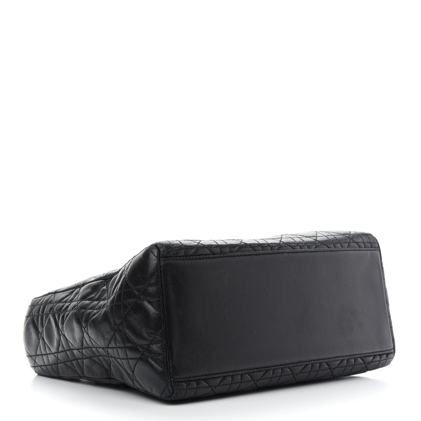 Lambskin Cannage Medium Lady Dior Black