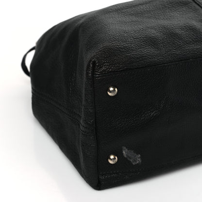 Saint Laurent Calfskin Reversible Double Sac Y Tote Gold Black 13 of 16