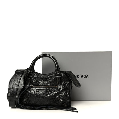 Balenciaga Agneau Arena Classic Hardware Le City Mini  Black 12 of 12