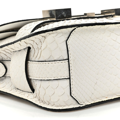 Proenza Schouler Snakeskin PS11 Mini Classic Shoulder Bag White 9 of 9
