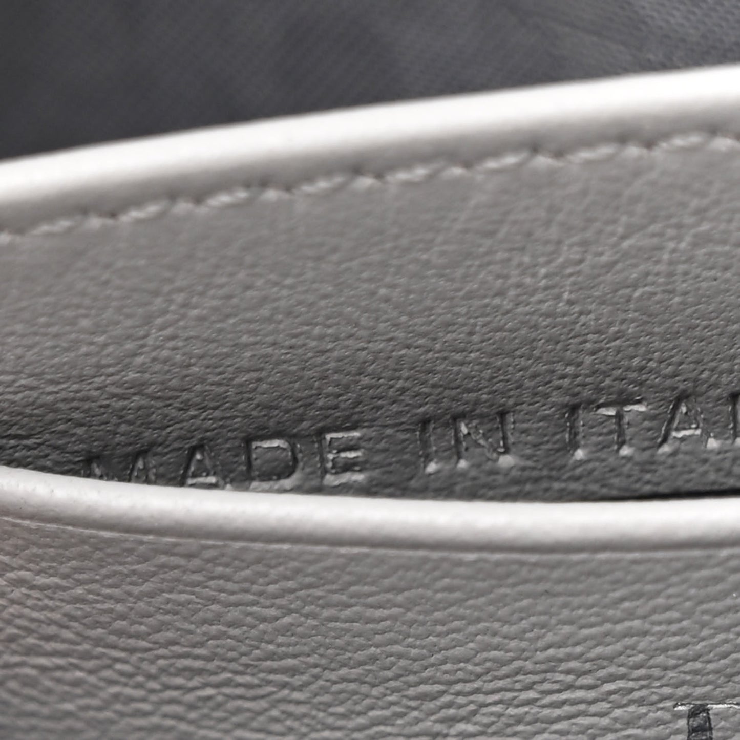 X AIR JORDAN Grained Calfskin Crossbody Grey