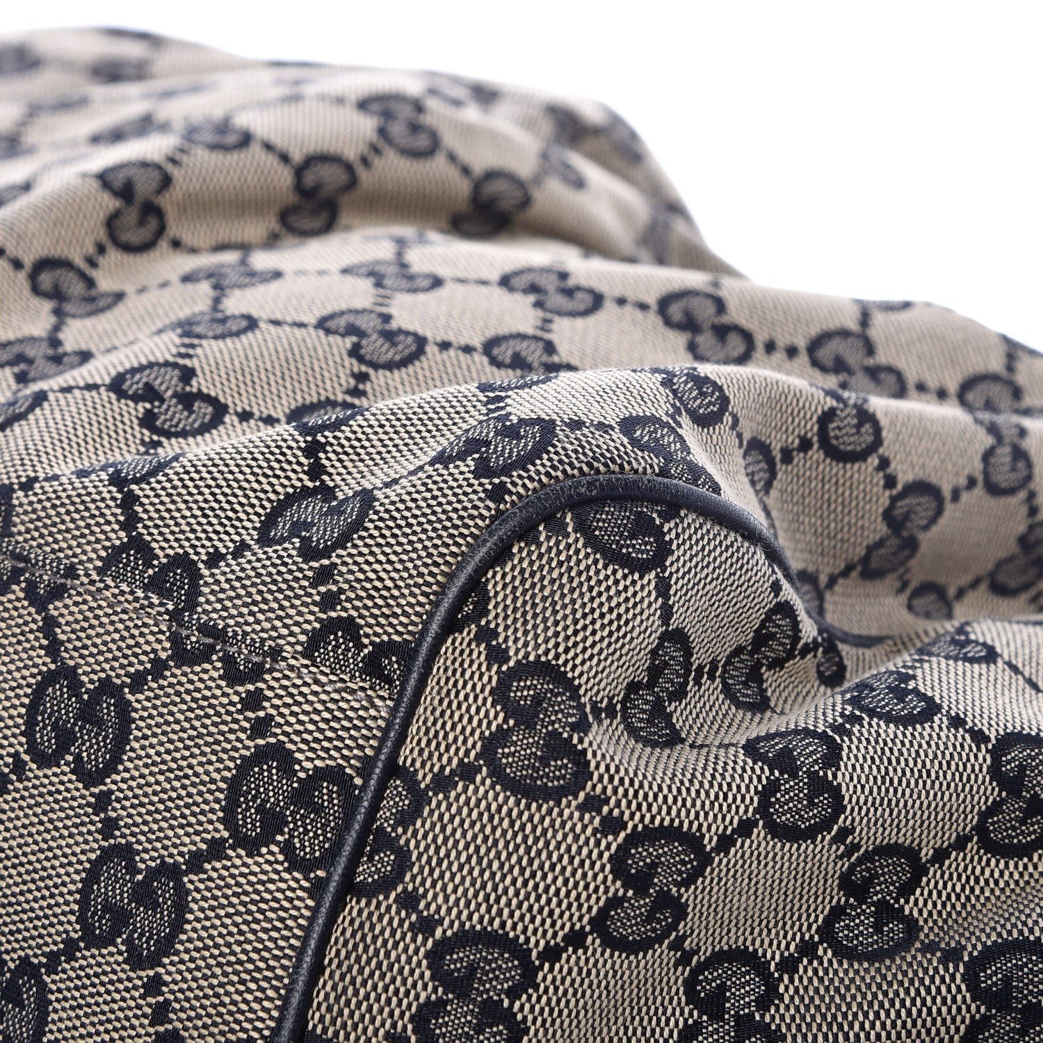 Gucci Monogram Medium Sukey Boston Bag Navy 10 of 17