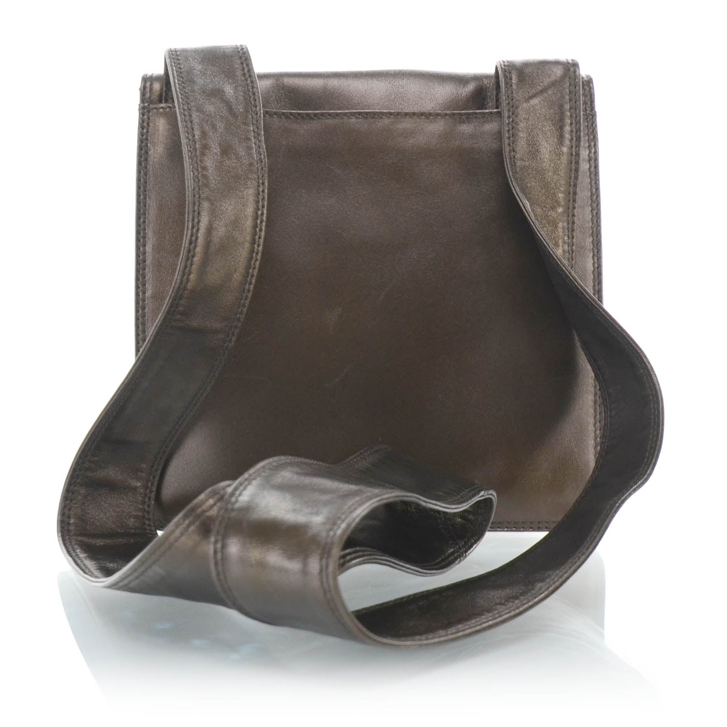 Chanel Lambskin Messenger Bag Bronze 3 of 11