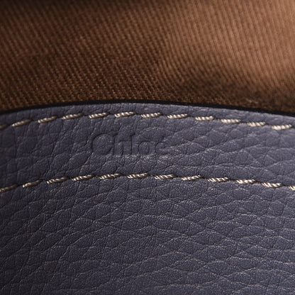 Chloe Calfskin Medium Marcie Round Crossbody Bag Street Blue 7 of 11