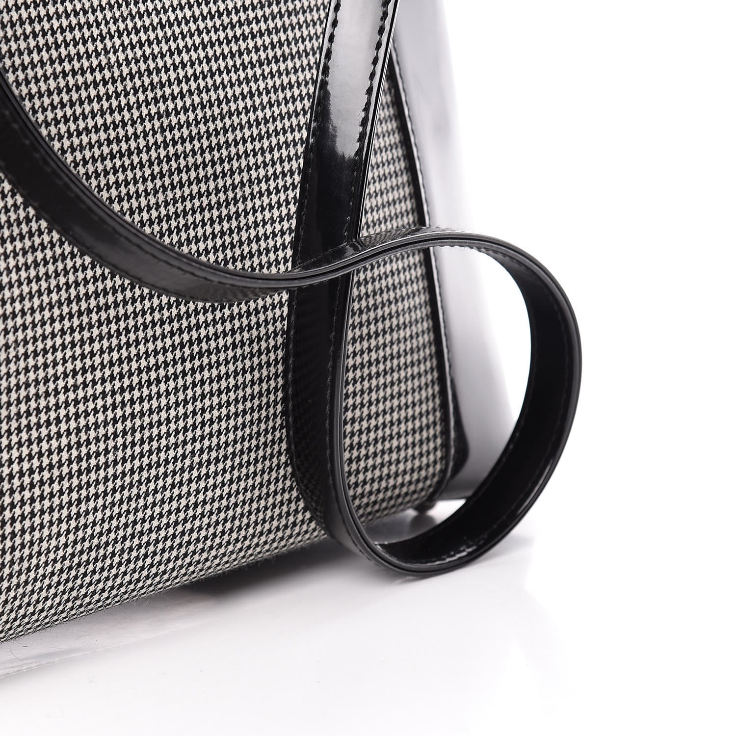 Christian Dior Patent Canvas Large Lady Dior Black 15 of 18