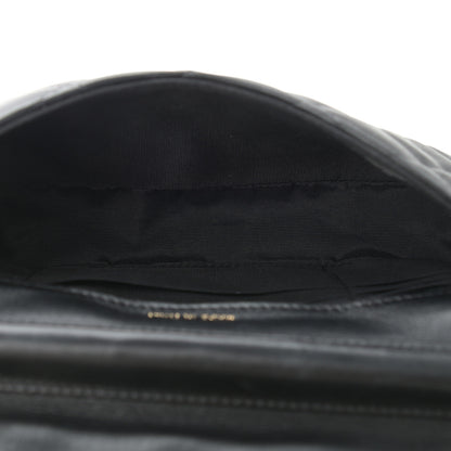 Chanel Calfskin Quilted Coco Mail Clutch With Chain Black 5 of 14