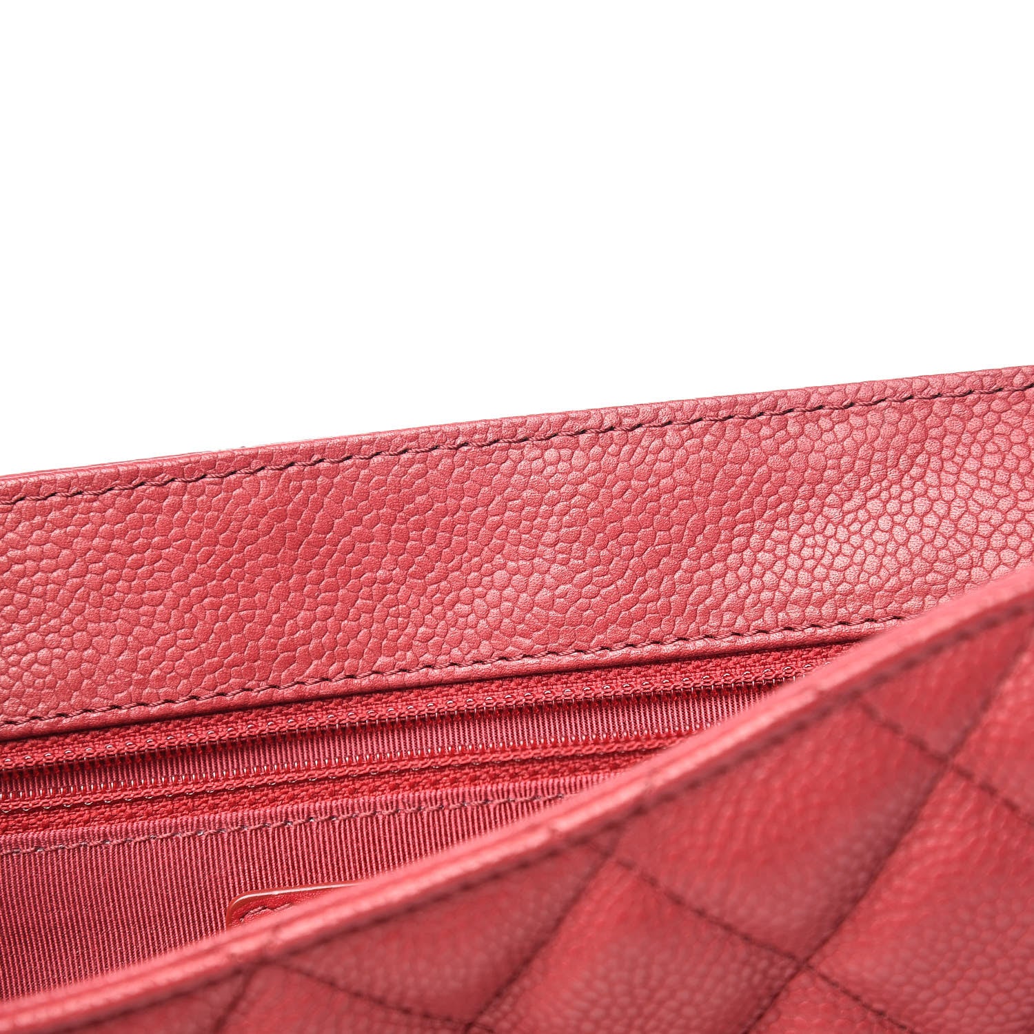 Chanel Caviar Quilted Casual Pocket Messenger Flap Red 14 of 18