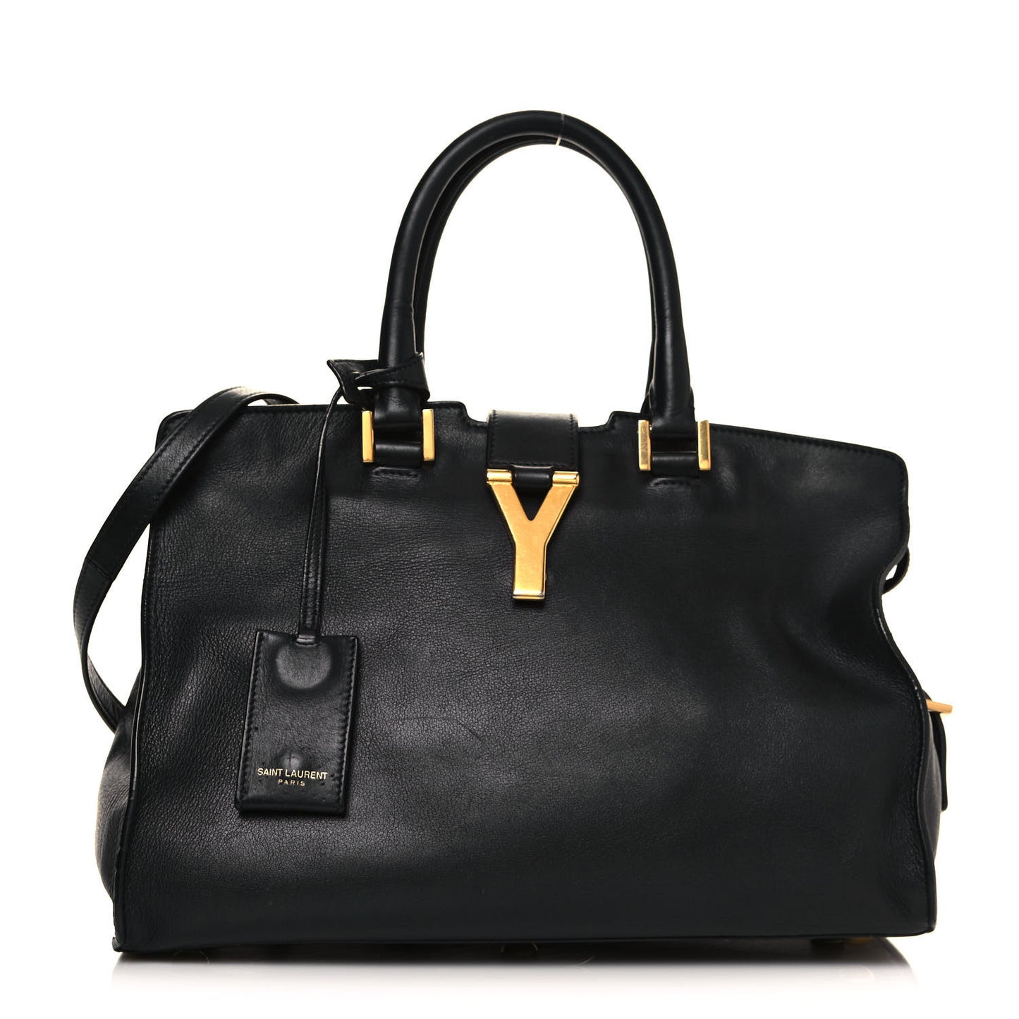 Calfskin Small Classic Y Cabas Black