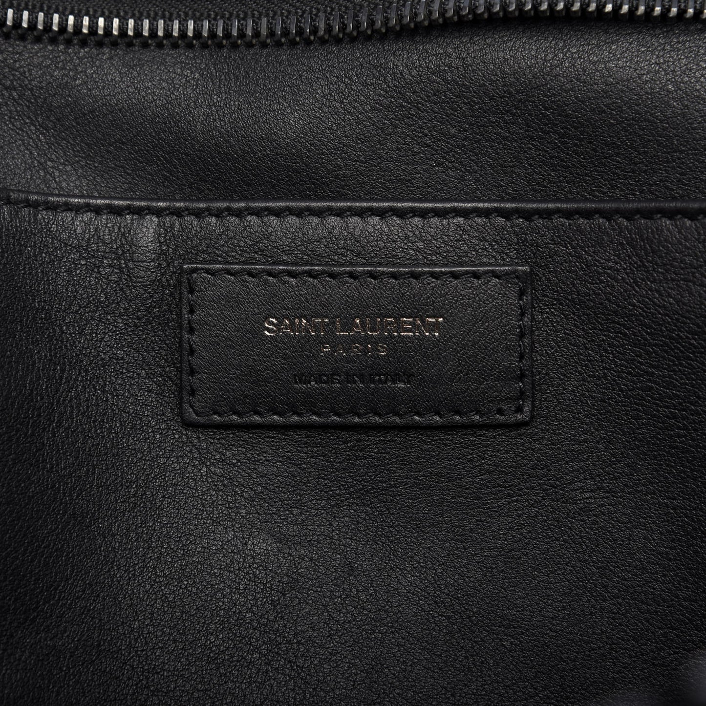 Smooth Calfskin Crocodile Embossed Small Monogram Downtown Cabas Black