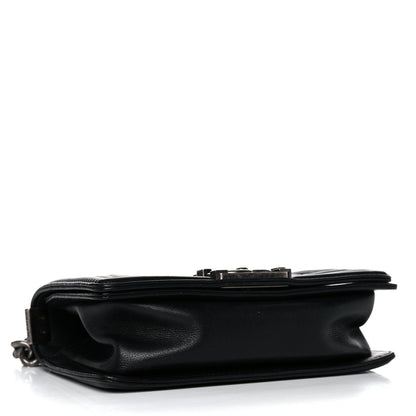 Chanel Calfskin Double Stitch Small Boy Flap Black 4 of 17