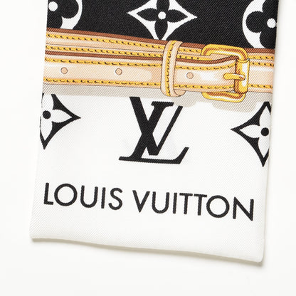 Louis Vuitton Silk Monogram Confidential Bandeau Black 3 of 5