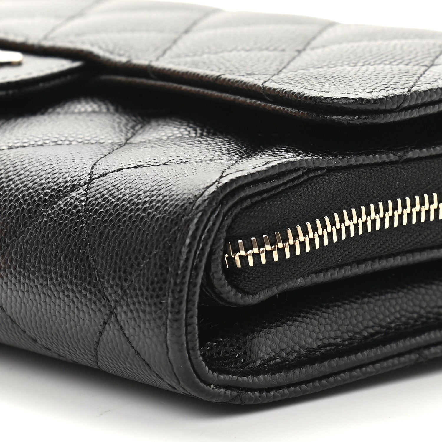 Chanel Caviar Quilted Flap Phone Holder With Removable Chain Black 12 of 12