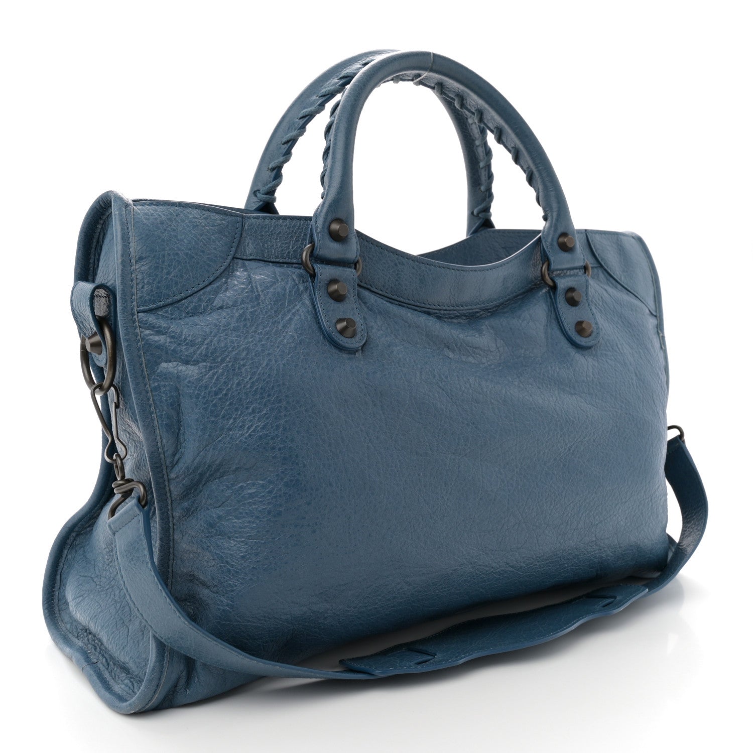 Balenciaga Agneau Classic Hardware City Bleu Persan 4 of 13