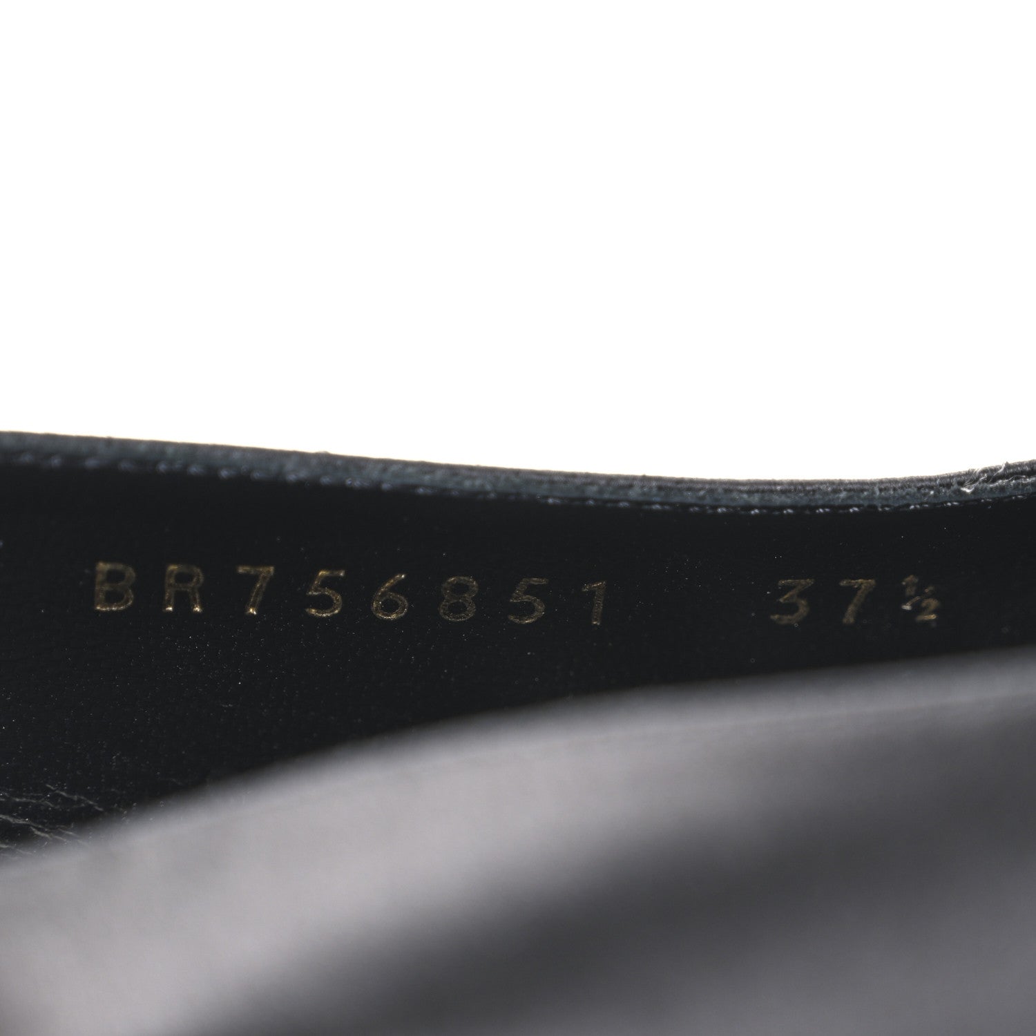 Saint Laurent Raso Regale Raven 110 Slingback Pumps 37.5 Black 10 of 11