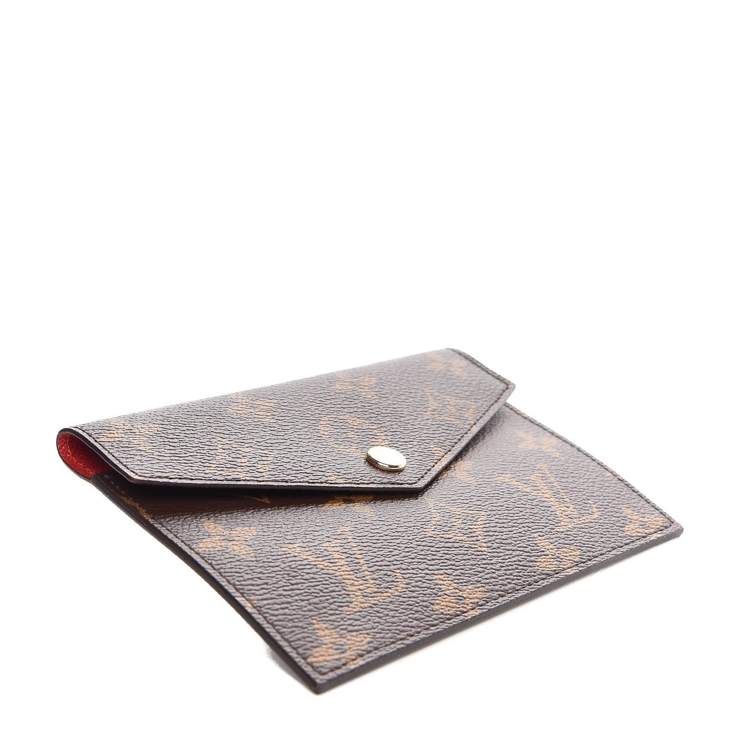 Monogram Daily Organizer Envelope Insert Red