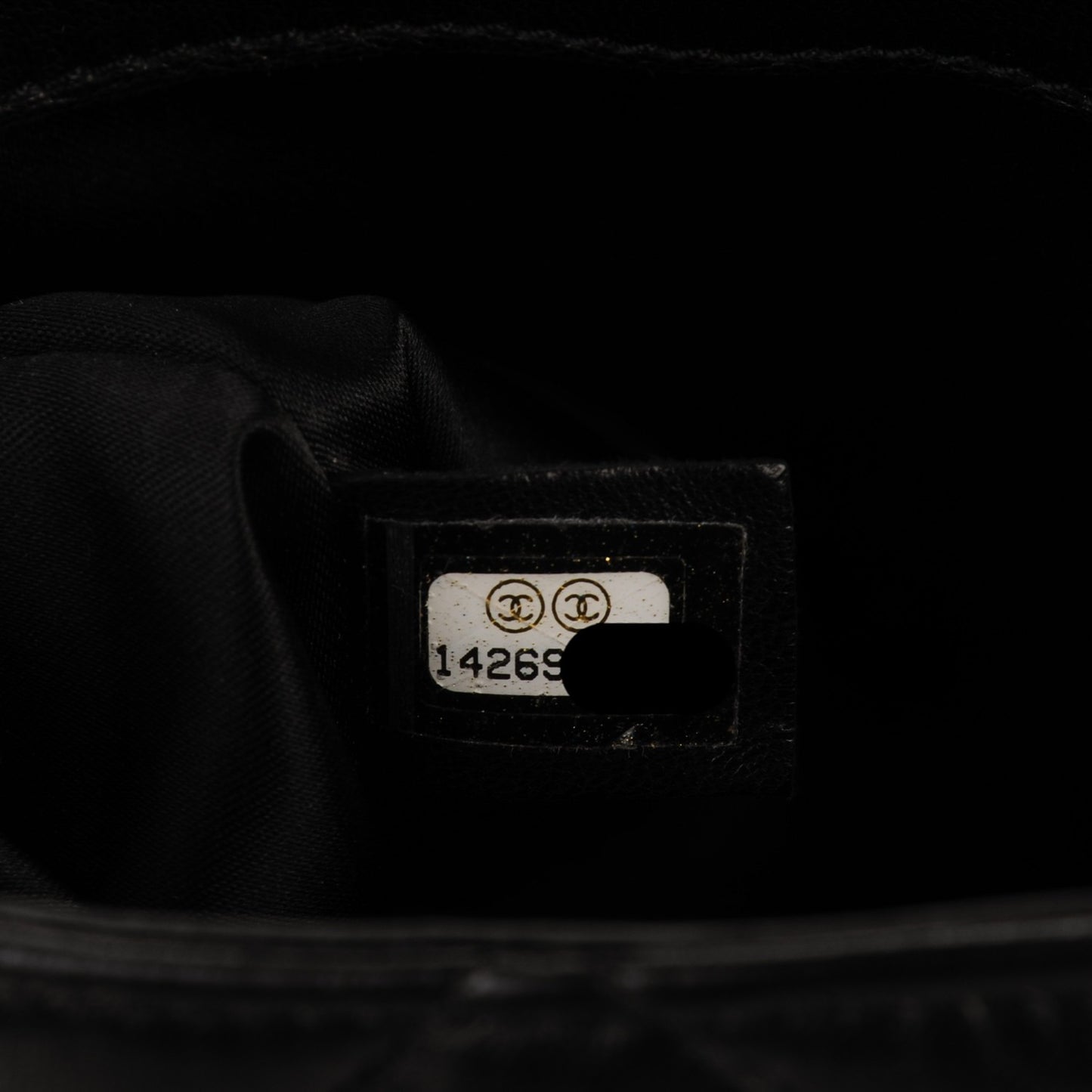 Lambskin Quilted Mini Chanel 3 Flap Black
