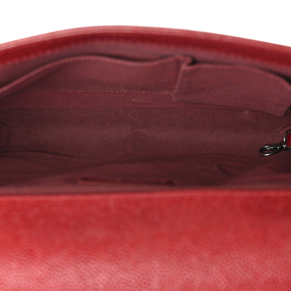 Chanel Caviar Quilted Large Boy Flap Dark Red 5 of 12