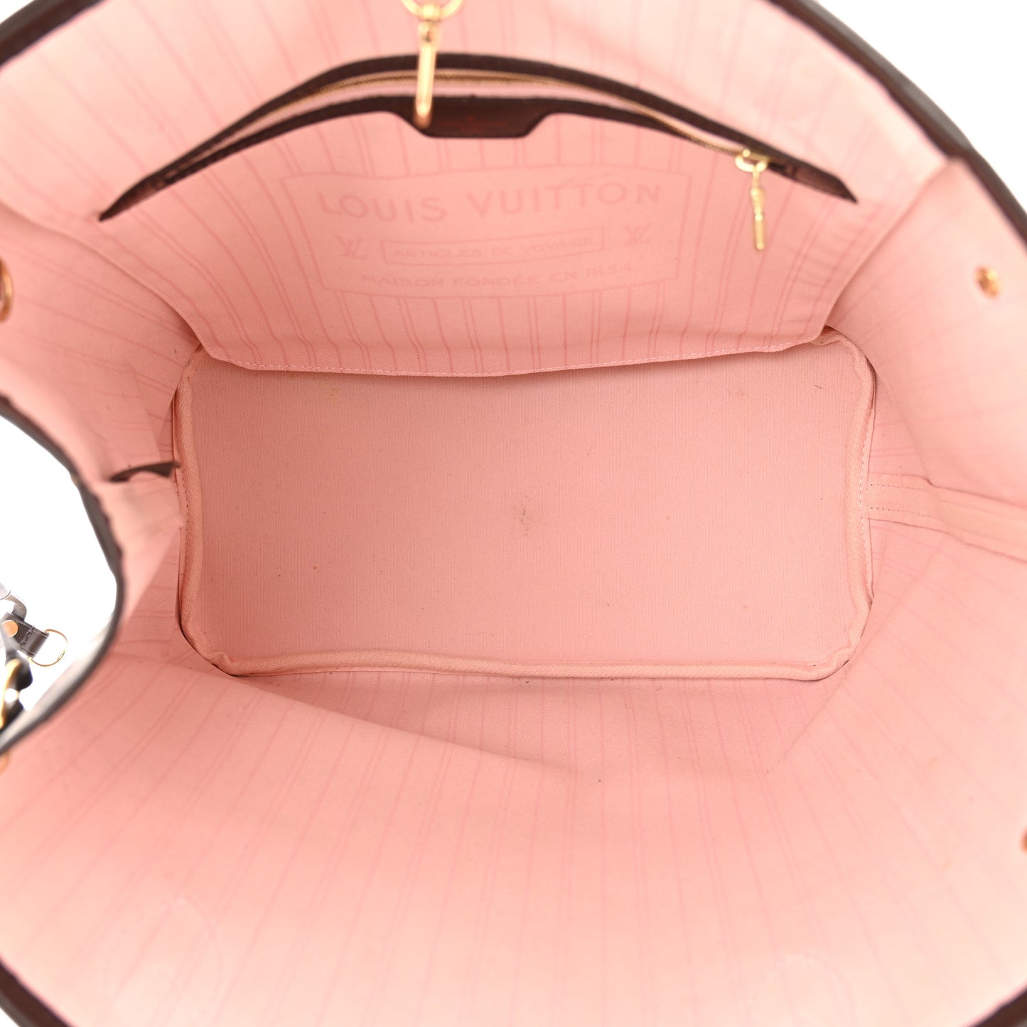 Damier Ebene Neo Neverfull MM Rose Ballerine