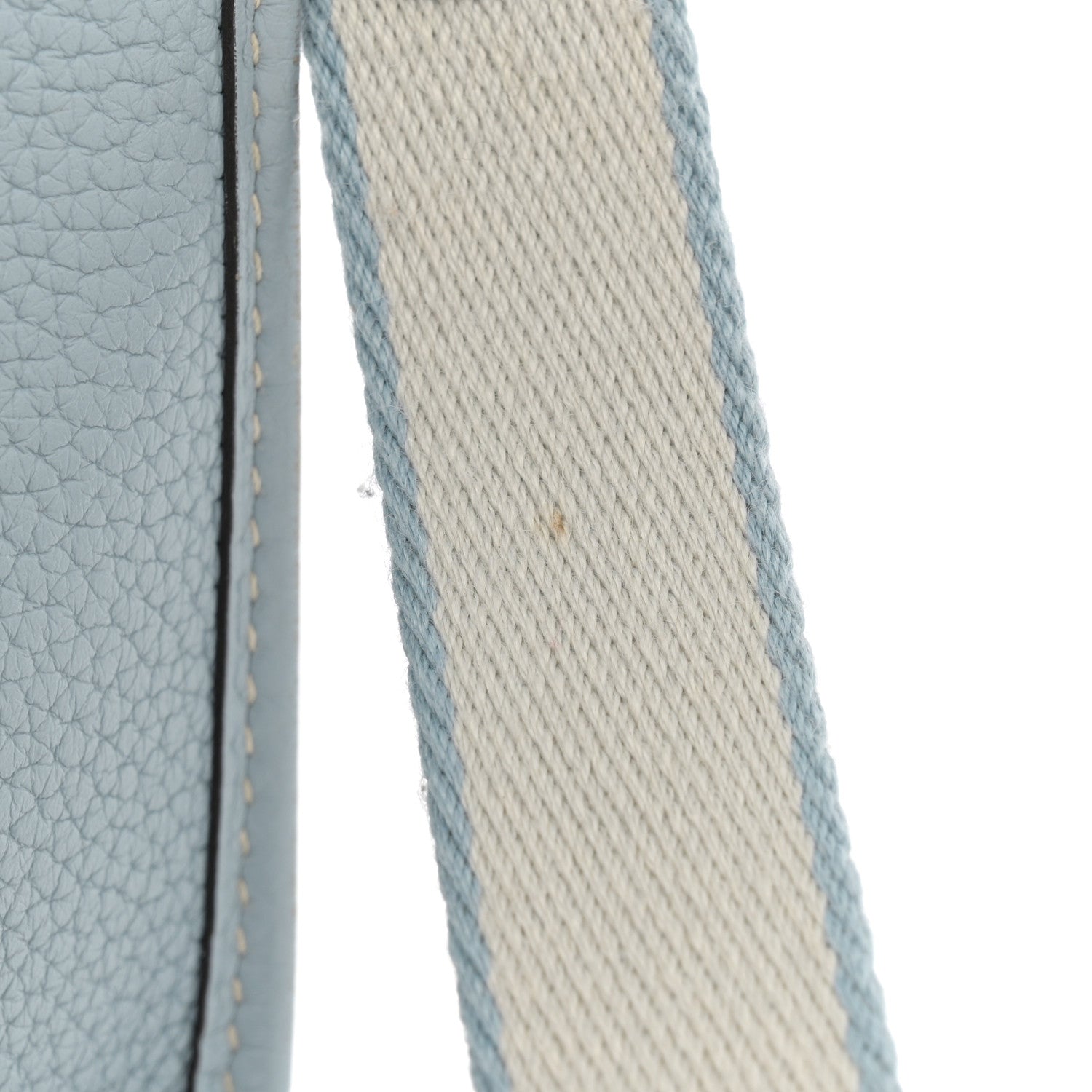 Hermes Taurillon Clemence Amazone Evelyne TPM Bleu Lin 12 of 12
