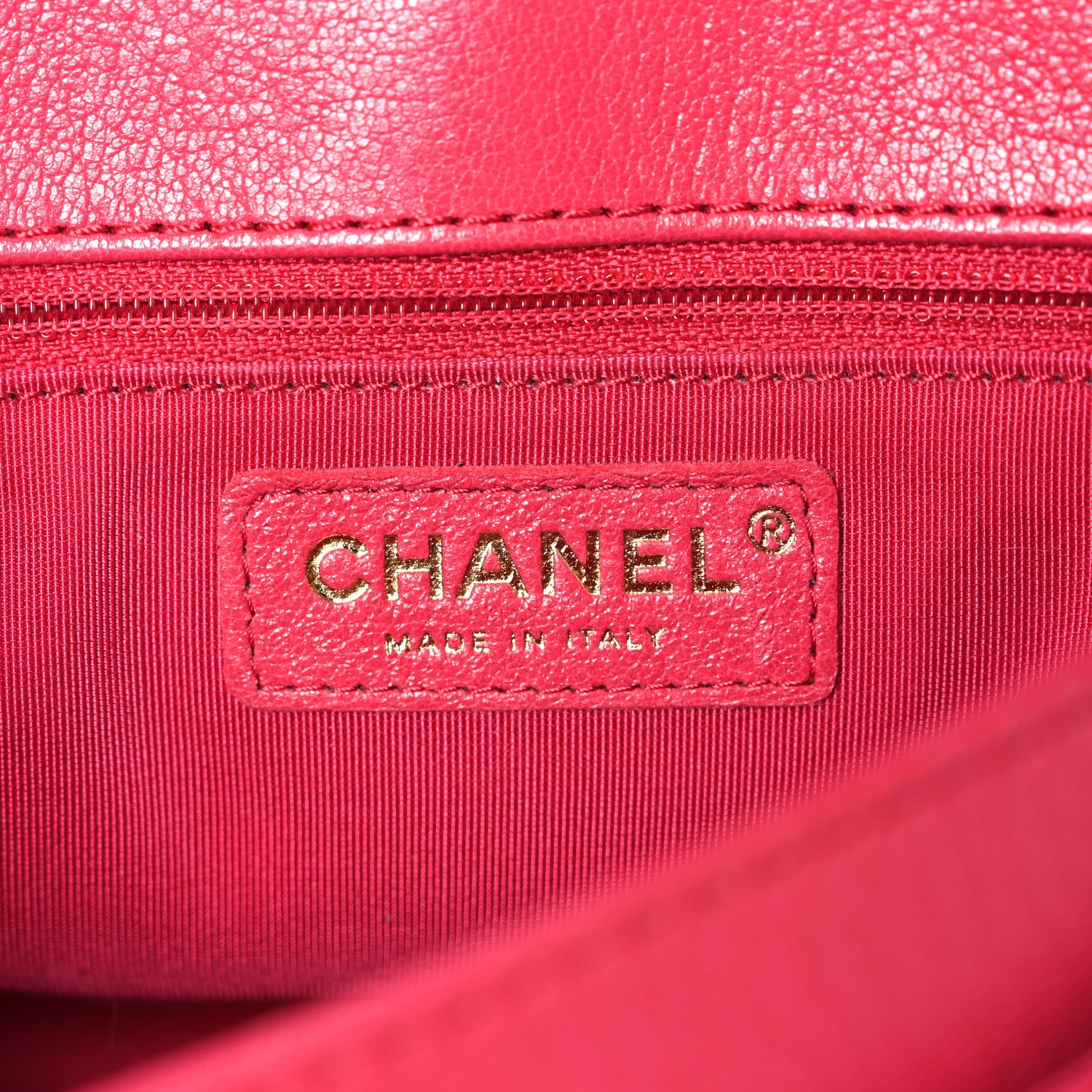 Chanel Goatskin Quilted Coco Curve Flap Messenger Flap Dark Pink 6 of 11