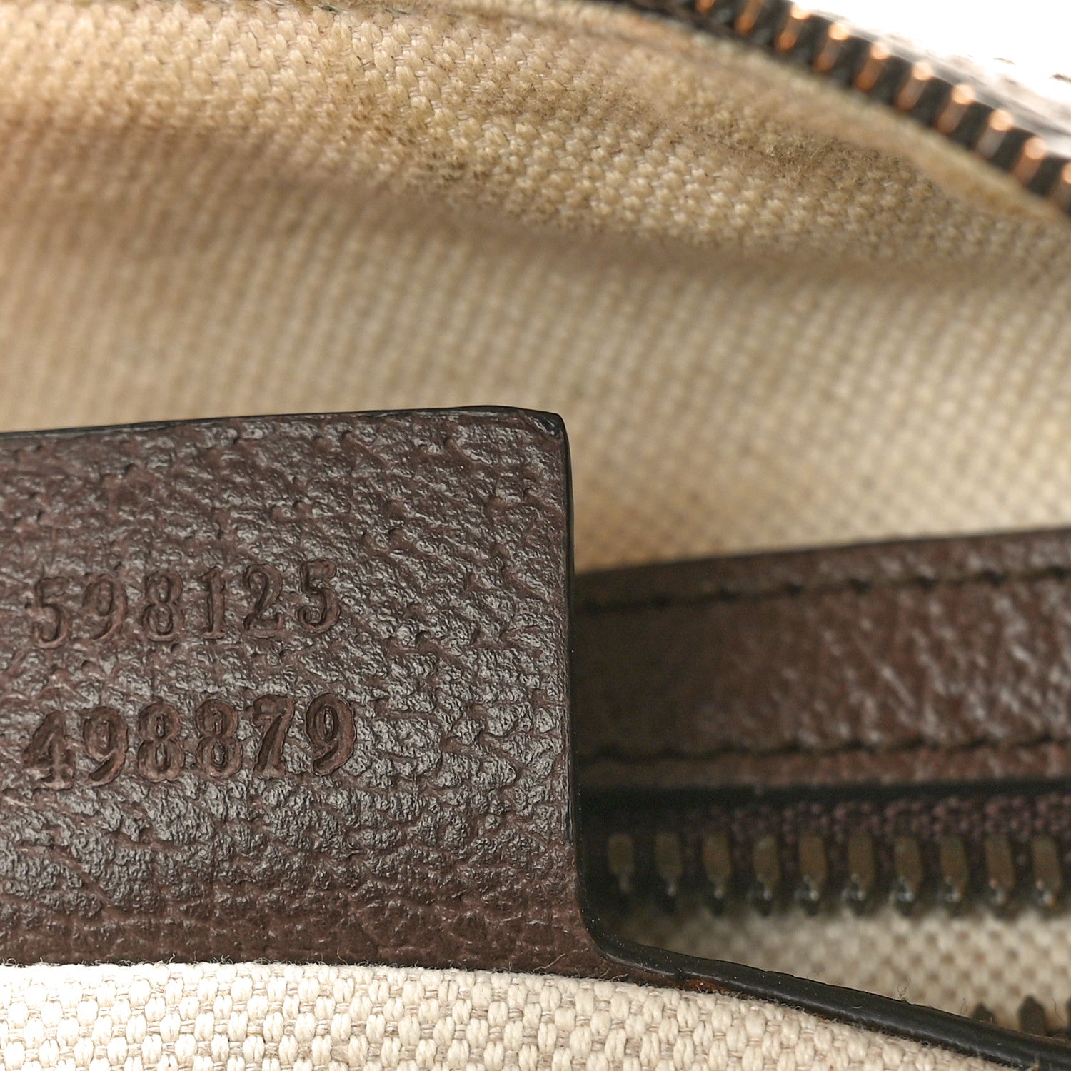 Gucci GG Supreme Monogram Web Small Ophidia Half Moon Hobo Brown 6 of 10