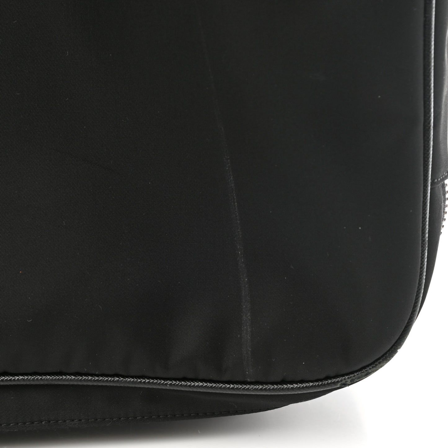 Tessuto Nylon Saffiano Suitcase Black