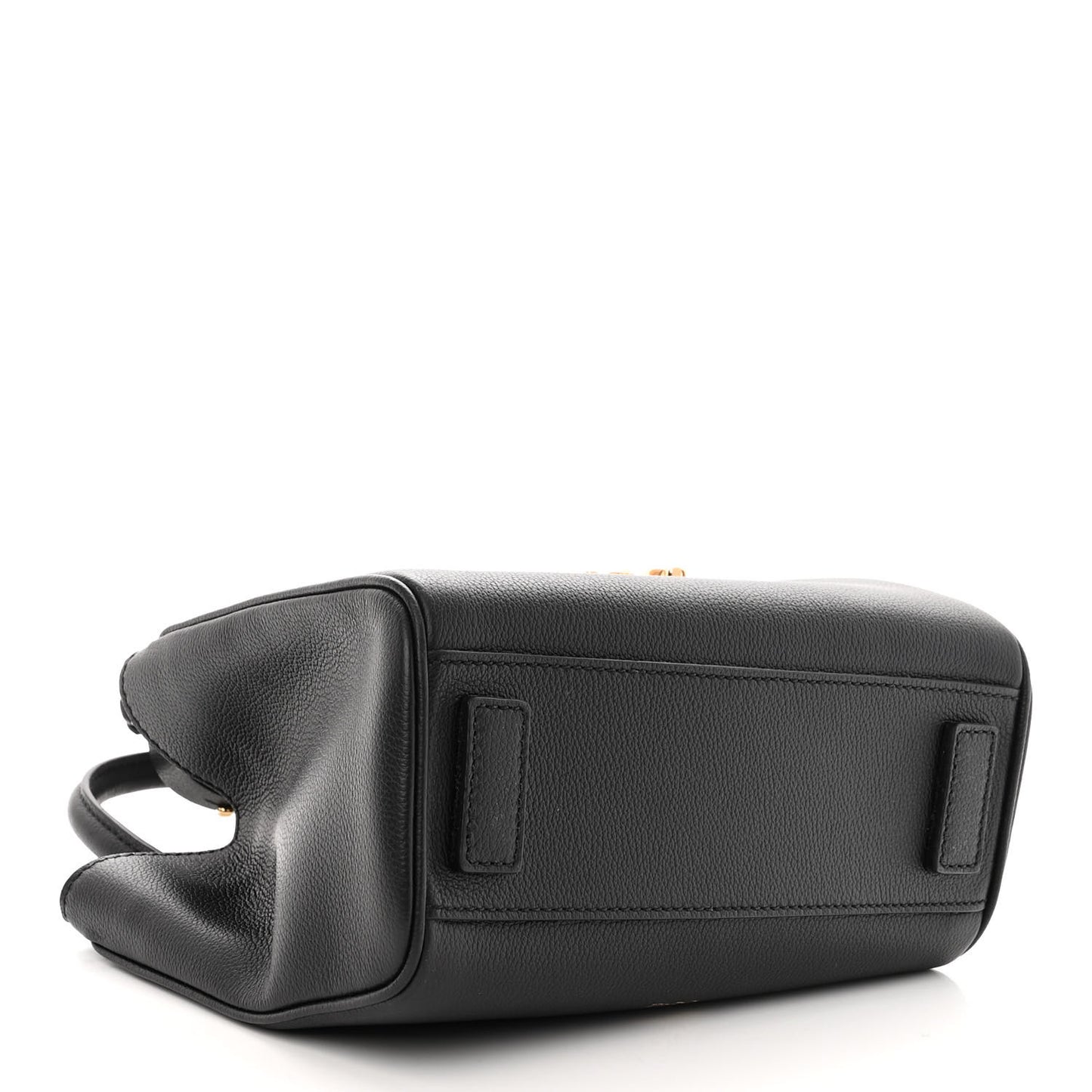Grained Calfskin Small La Medusa Chain Tote Black