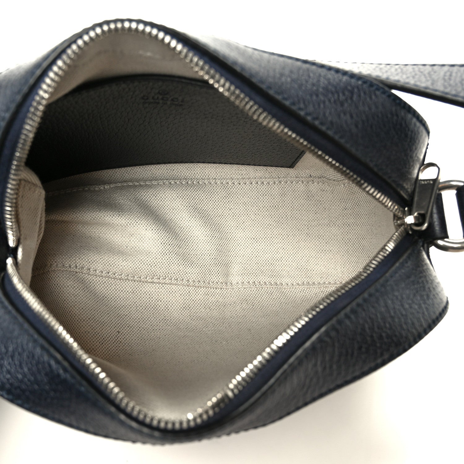 Gucci GG Supreme Monogram Textured Dollar Calfskin Web Small Ophidia Camera Bag Beige Blue 5 of 10