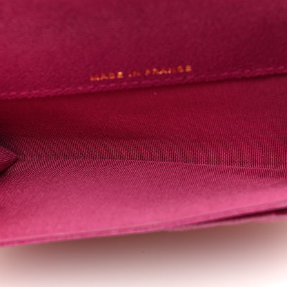 Chanel Caviar Quilted Boy Flap Card Holder Wallet Fuchsia 5 of 7