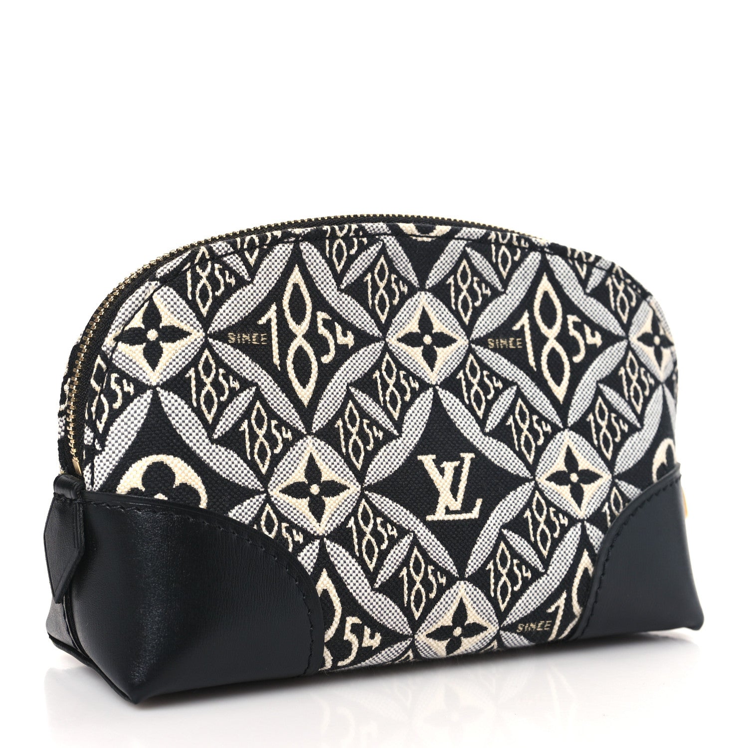 Louis Vuitton Jacquard Since 1854 Cosmetic Pouch PM Grey 3 of 9