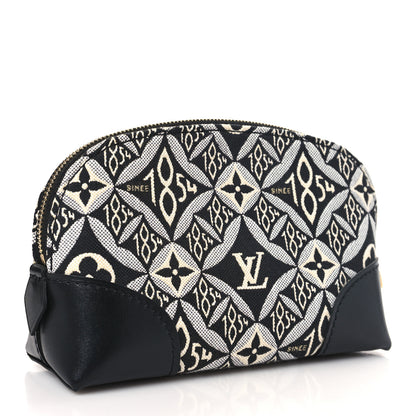 Louis Vuitton Jacquard Since 1854 Cosmetic Pouch PM Grey 3 of 9