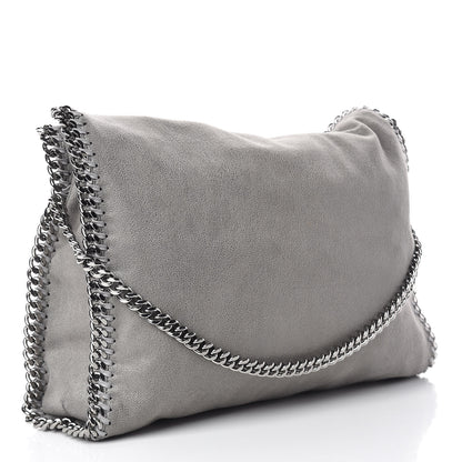 Stella McCartney Shaggy Deer Falabella Fold Over Tote Grey 3 of 12