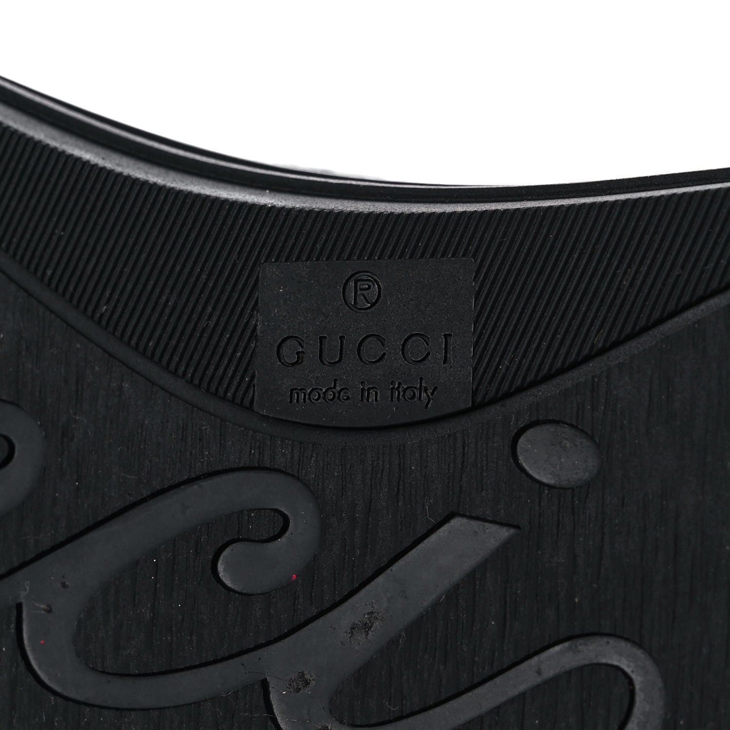 Gucci Monogram Mens Sneakers 9.5 Black Piombo 6 of 7