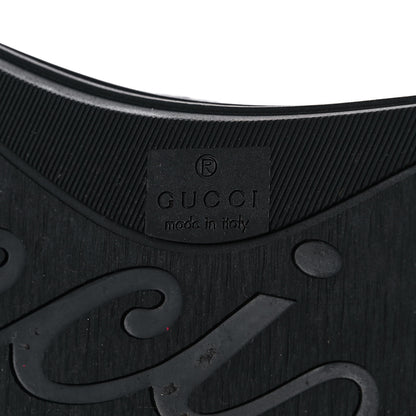 Gucci Monogram Mens Sneakers 9.5 Black Piombo 6 of 7