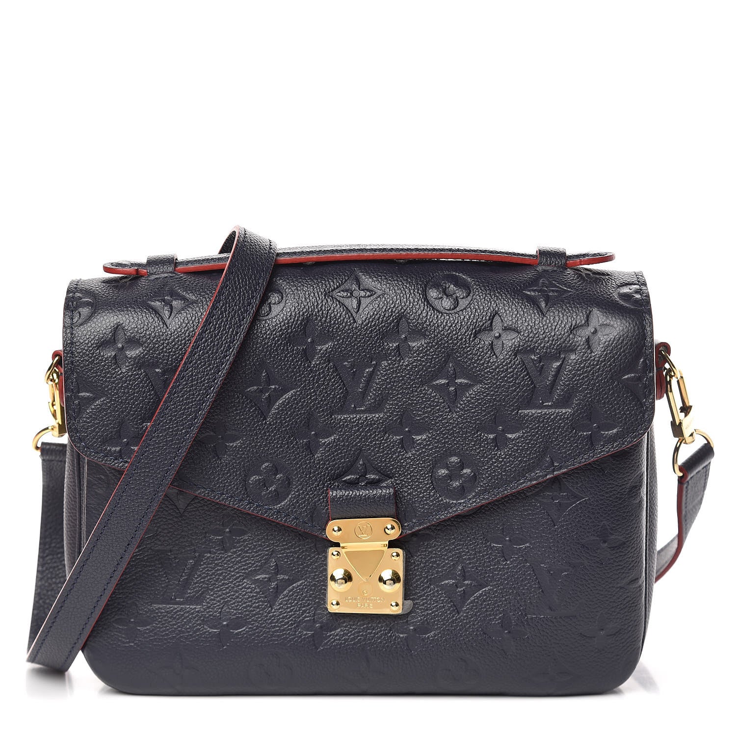 Louis Vuitton Empreinte Pochette Metis Marine Rouge 1 of 10