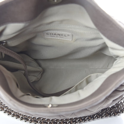 Chanel Washed Lambskin Chain Around Hobo Taupe 5 of 10
