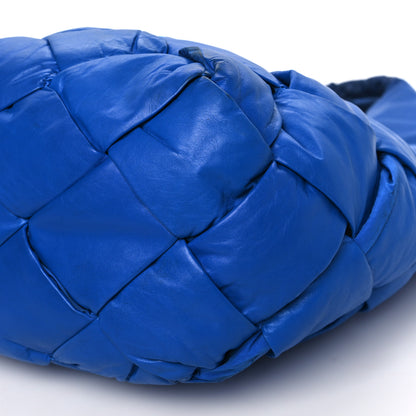 Bottega Veneta Lambskin Intrecciato Padded Small Cassette Tote Cobalt 10 of 12