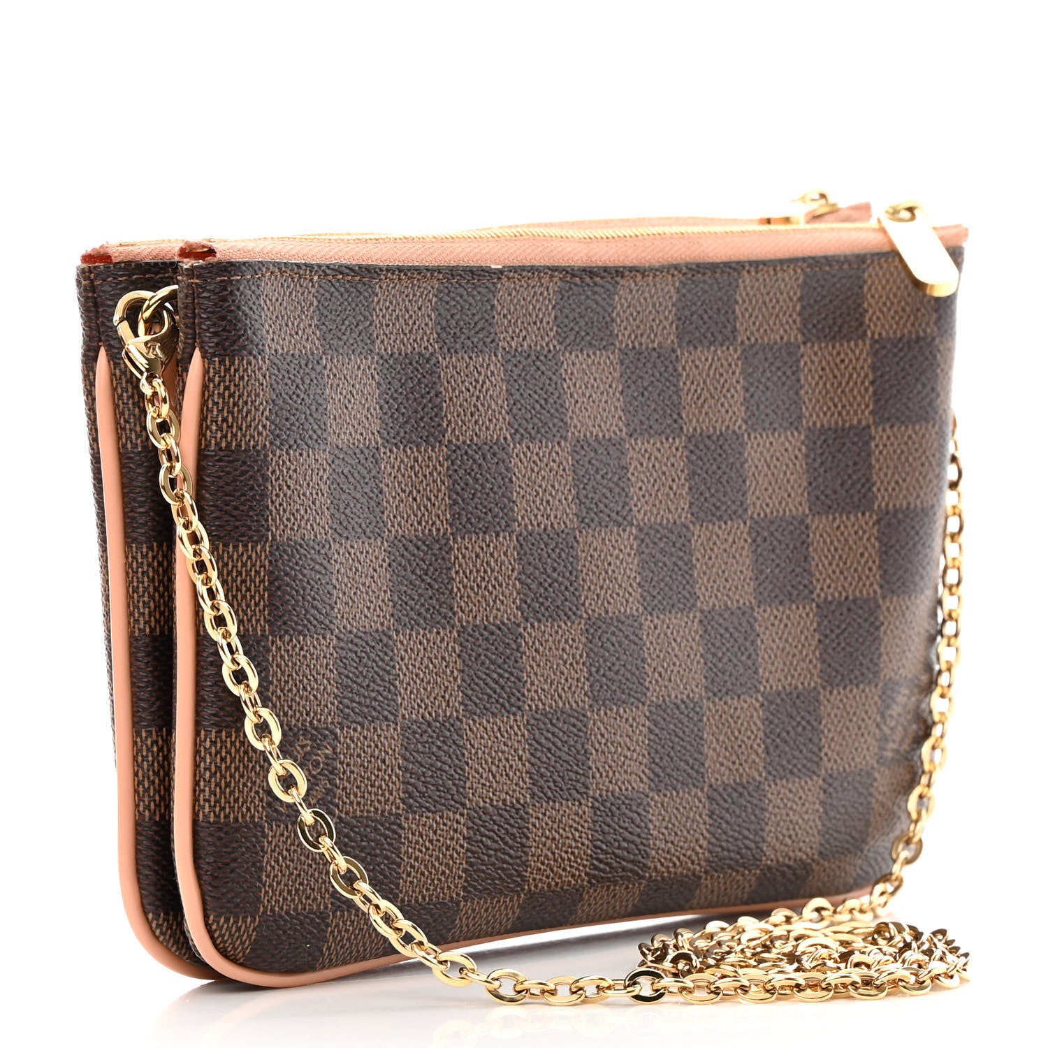Louis Vuitton Damier Ebene Double Zip Pochette 3 of 18