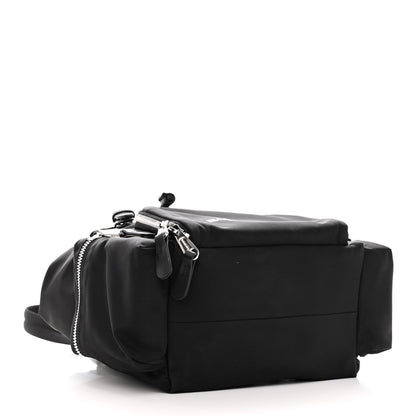 Burberry Nylon Logo Print Medium Rucksack Backpack Black 4 of 10