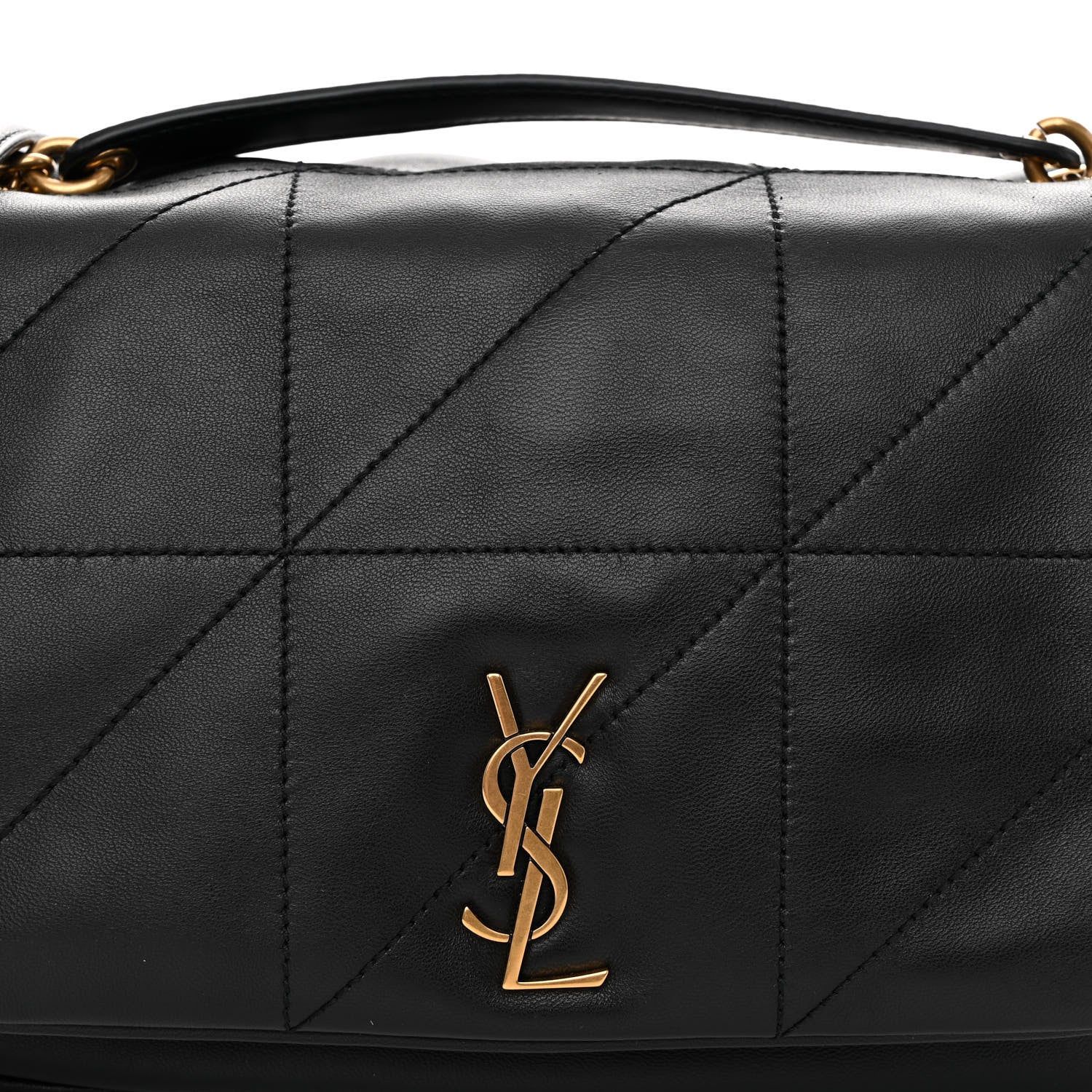 Saint Laurent Lambskin Matelasse Monogram Small Jamie 4.3 Black 7 of 9