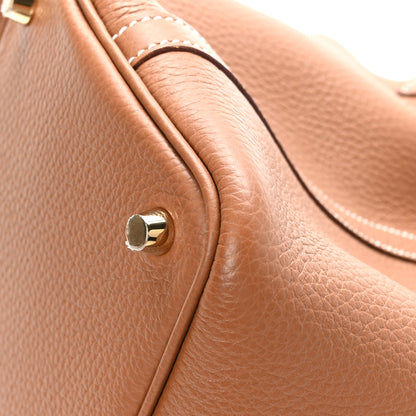 Hermes Taurillon Clemence Picotin Lock 18 PM Gold 12 of 13