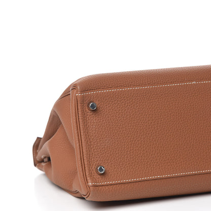 Hermes Togo Kelly Retourne 35 Gold 9 of 16