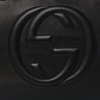 Gucci Pebbled Calfskin Medium Soho Bowler Black 8 of 11
