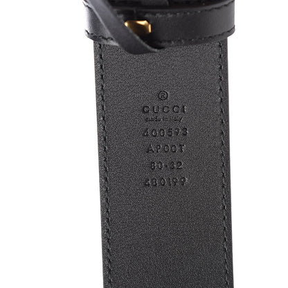 Gucci Calfskin Double G 40mm Belt 80 32 Black 6 of 7
