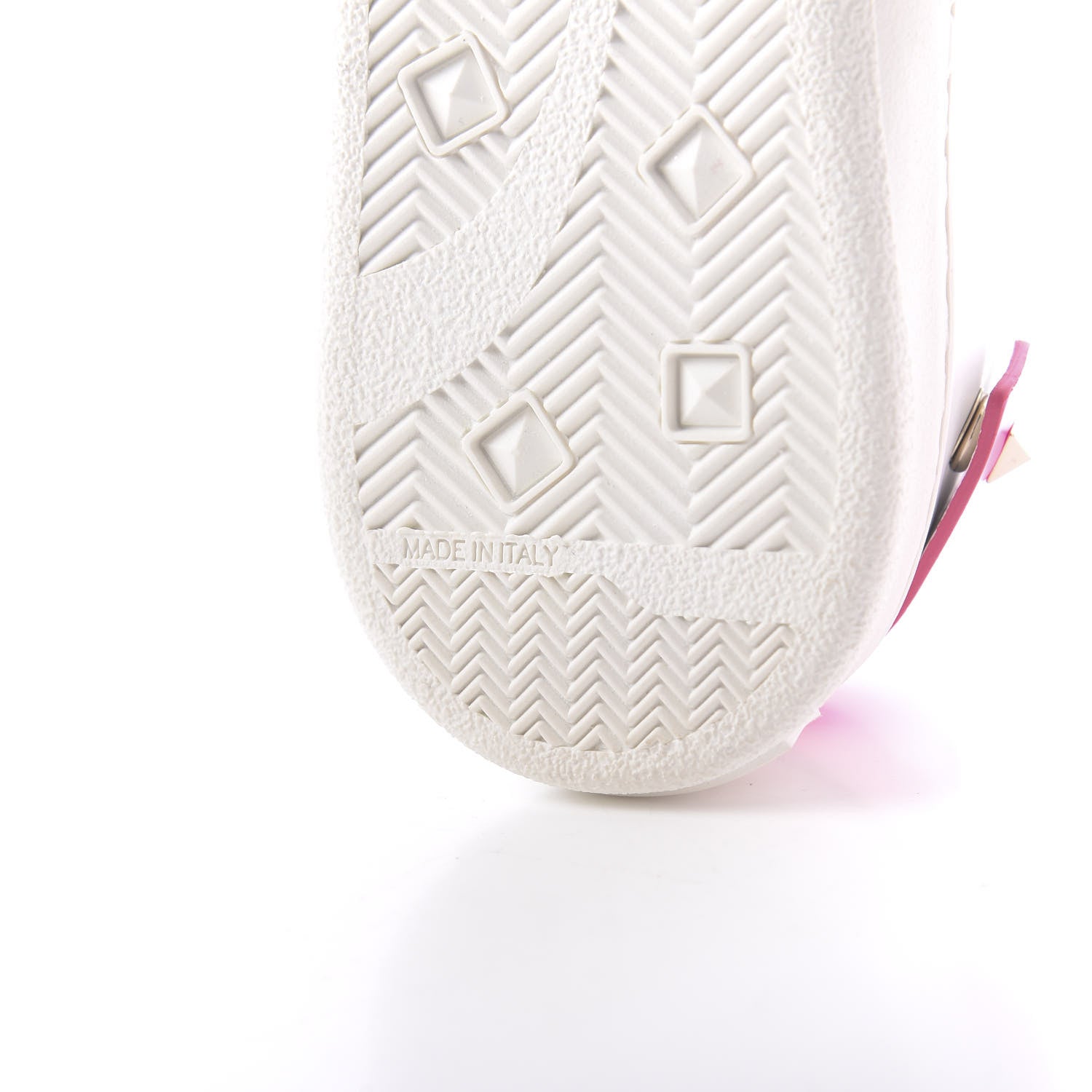 Valentino Garavani Calfskin Womens Backnet Sneakers 35 White Fuchsia 9 of 10