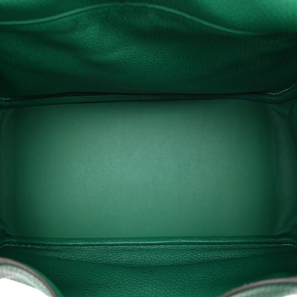 Hermes Taurillon Clemence Lindy 30 Vert Vertigo 5 of 10